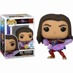 Funko Pop!: The Marvels - Ms. Marvel (Glow in the Dark) (Special Edition) Bobble-Head #1251 - Image 2
