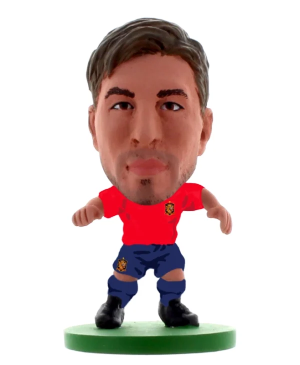 Creative Toys Company - SoccerStarz: Spain National Team - Sergio Ramos - Home Kit PVC; 5cm Figure 405101