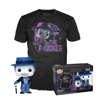 Funko Pop! & Tee (Adult): DC Batman (1989) – The Joker (S) #337