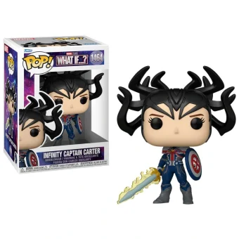 Funko Pop! Marvel: What If...? - Infinity Captain Carter Bobble-Head #1464