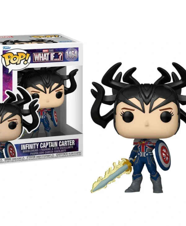 Funko Pop! Marvel: What If...? - Infinity Captain Carter Bobble-Head #1464