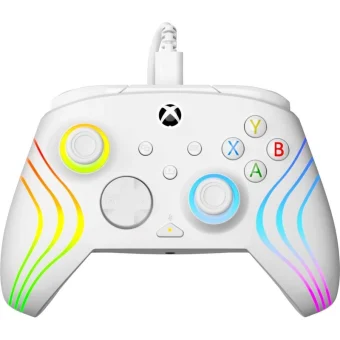 Turtle Beach Afterglow Wave Wired RGB Controller for Xbox Series X|S, Xbox One and PC White TBC-2002-15