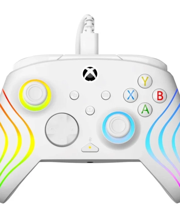 Turtle Beach Afterglow Wave Wired RGB Controller for Xbox Series X|S, Xbox One and PC White TBC-2002-15