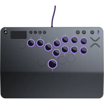 Victrix Pro KO Wired USB-C Leverless Fight Stick with Cherry MX Speed Silver RGB Switches for PS5/PS4/PC Black TBF-3001-05