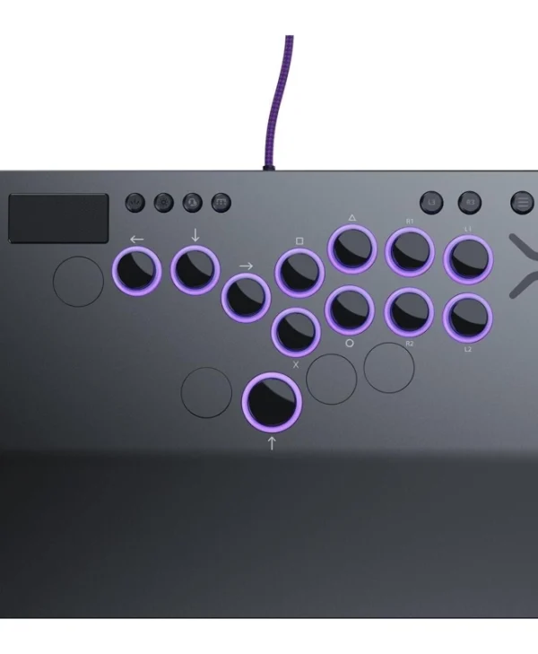 Victrix Pro KO Wired USB-C Leverless Fight Stick with Cherry MX Speed Silver RGB Switches for PS5/PS4/PC Black TBF-3001-05