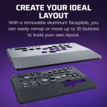 Victrix Pro KO Wired USB-C Leverless Fight Stick with Cherry MX Speed Silver RGB Switches for PS5/PS4/PC Black TBF-3001-05 - Image 9