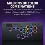 Victrix Pro KO Wired USB-C Leverless Fight Stick with Cherry MX Speed Silver RGB Switches for PS5/PS4/PC Black TBF-3001-05 - Image 12