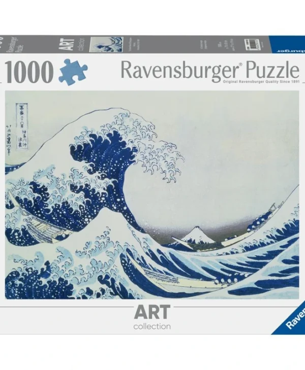 Ravensburger Puzzle: Art Collection, Katsushika Hokusai: The Great Wave of Kanagawa 1000pcs 4005555001072