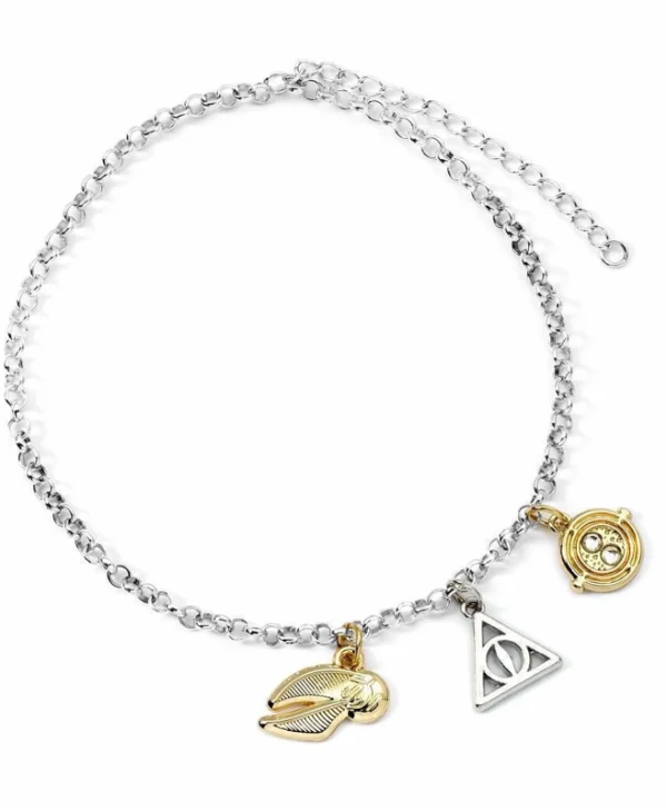 Charm Bracelet Harry Potter with Three Charms HPCB0466