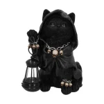 Nemesis Now Reapers Feline Lantern Grim Reaper Cat Figurine 18.5cm U6172W2