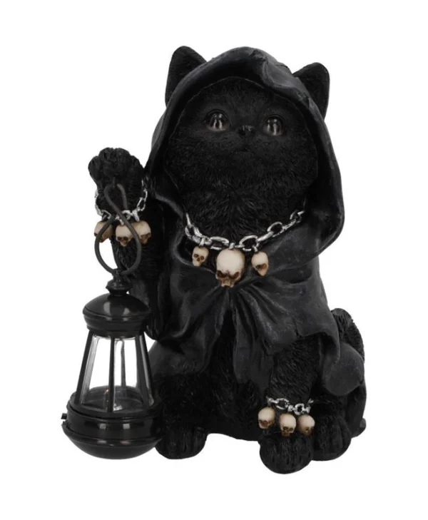 Nemesis Now Reapers Feline Lantern Grim Reaper Cat Figurine 18.5cm U6172W2