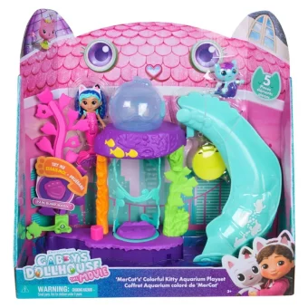 Spin Master: Gabby's Dollhouse: The Movie - MerCat's Colorful Kitty Aquarium Playset 6074401