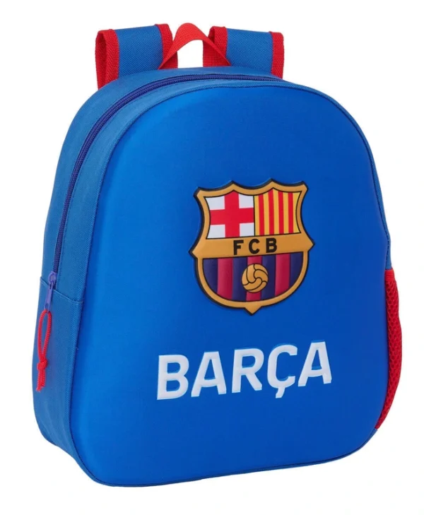 Safta FC Barcelona 3D Backpack 27x33x10 cm Blue Red 622584890 8412688553174