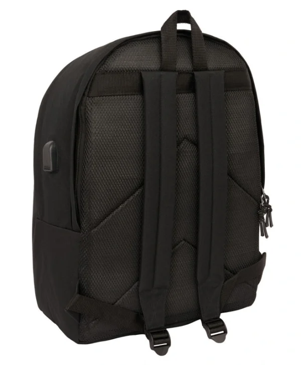 Safta F.C.Barcelona Double Laptop Backpack 15.6" Black USB 642485820