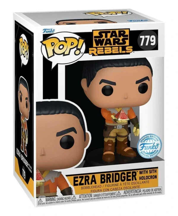 Funko Pop! Star Wars: Rebels – Ezra Bridger with Sith Holocron #779 Special Edition