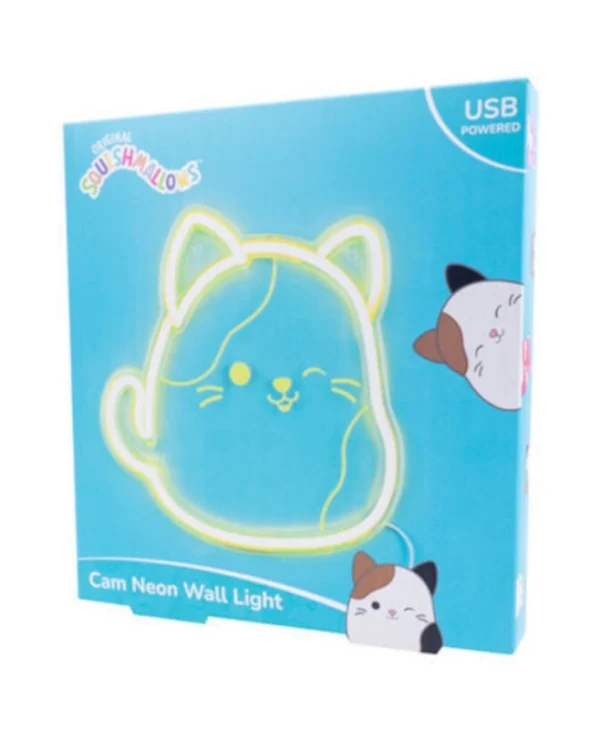 Fizz Creations Squishmallows Cam the Cat Neon Wall Light 350067