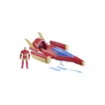 Hasbro - Epic Hero Series: Avengers - Iron Man Repulsor Blast Battle Jet 10cm Action Figure & Vehicle F9329
