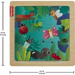 Fisher-Price Wooden Jigsaw Puzzle: Jungle Safari 0009pcs 194735238231 - Image 4