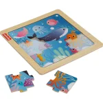 Fisher-Price Wooden Jigsaw Puzzle: Jungle Safari 0009pcs 194735238231 - Image 10