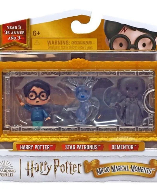 Spin Master - Micro Magical Moments: Harry Potter - Harry Potter/Stag Patronus/Dementor 1.5-inch Figure Set 6069437