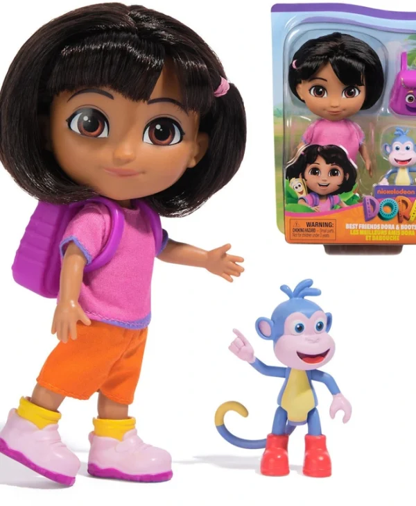 Spin Master Nickelodeon: Dora the Explorer - Best Friends Dora & Boots 15cm Doll 6071800