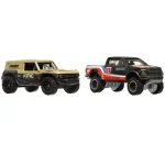 Hot Wheels Premium Car Culture 2-Pack: Ford Bronco R & '17 Ford F-150 Raptor HRR77 - Image 2