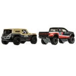 Hot Wheels Premium Car Culture 2-Pack: Ford Bronco R & '17 Ford F-150 Raptor HRR77 - Image 3