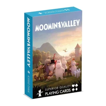 Winning Moves Playing Cards: Waddingtons Number 1, Moomin Valley WM01794-EN1-12