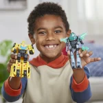 Hasbro Transformers EarthSpark: Cyber-Combiner - Bumblebee & Mo Malto 5-Inch Action Figures F8439 - Image 7