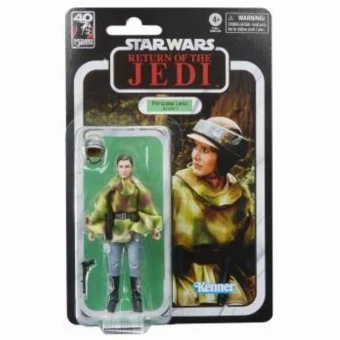 Hasbro - The Black Series: Star Wars: Return of the Jedi 40th Anniversary - Princess Leia (Endor) 15cm Action Figure F7051