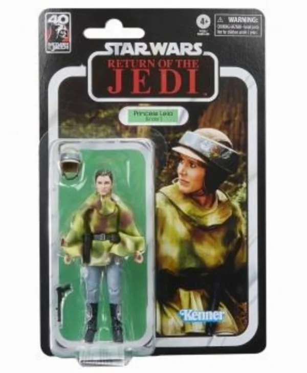 Hasbro - The Black Series: Star Wars: Return of the Jedi 40th Anniversary - Princess Leia (Endor) 15cm Action Figure F7051