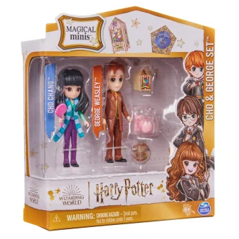 Spin Master Wizarding World: Harry Potter - Magical Minis Cho Chang and George Weasley Figure Set 6064901