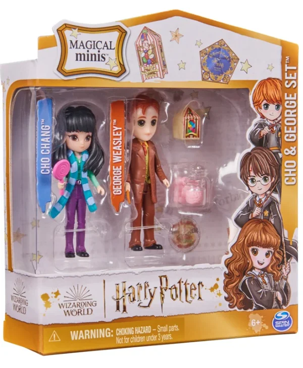 Spin Master Wizarding World: Harry Potter - Magical Minis Cho Chang and George Weasley Figure Set 6064901