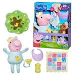 Hasbro Peppa Pig: Oinks & Snuggles Evie - 28cm Interactive Baby Doll G1637 5010996322388