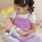 Hasbro Peppa Pig: Oinks & Snuggles Evie - 28cm Interactive Baby Doll G1637 5010996322388 - Image 2