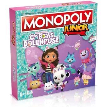 Winning Moves Board Game: Monopoly Junior: Gabby's Dollhouse Greek 5036905056038
