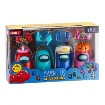 PMI Kids’ World: Among Us - 4-Pack (S2) 12cm Action Figures AU6230