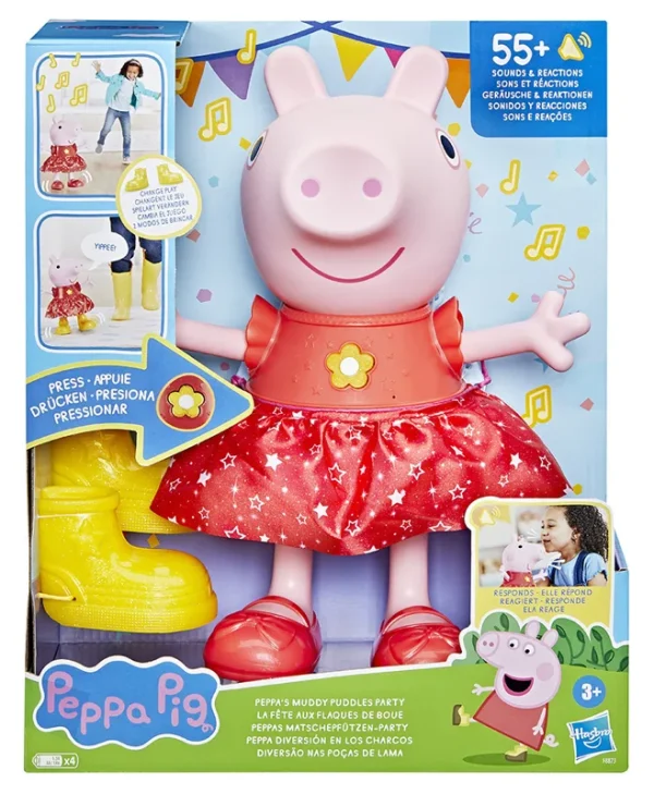 Hasbro: Peppa Pig - Peppa's Muddy Puddles Party 30cm Doll 5010996254849
