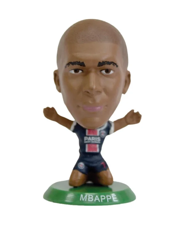Creative Toys Company - SoccerStarz: Paris Saint‑Germain - Kylian Mbappé - Home Kit (Classic Kit) 5cm Figure 405356