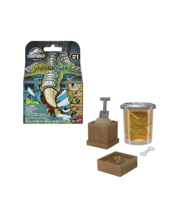 Mattel - Crushivores: Jurassic World - Dinosaur Mystery Series 1 5cm Figure HVB29