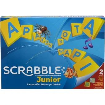 Mattel Board Game: Scrabble Junior Greek 746775261368