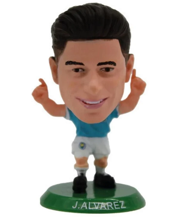 Creative Toys - SoccerStarz: Manchester City - Julian Alvarez Home Kit (Classic Kit) Figure 5056122522741