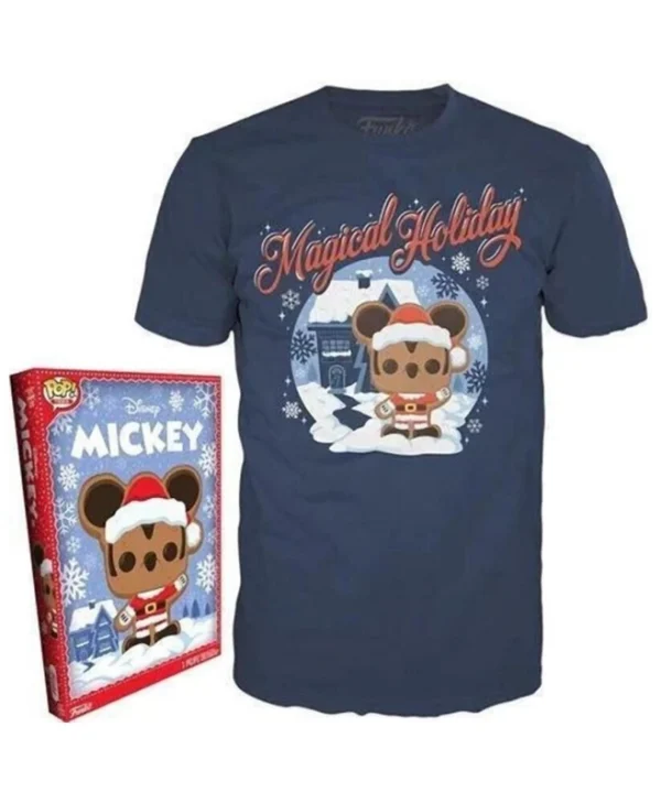 Funko Boxed Tees: Disney Holiday - Santa Mickey (L) 66992