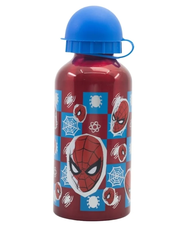 Water Bottle Marvel Spider-Man Arachnid Grid Aluminium 400ml Stor 74734