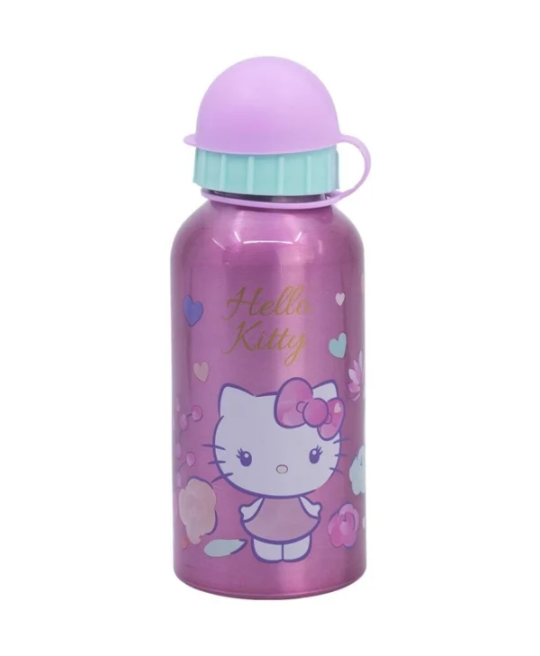Water Bottle Hello Kitty Aluminium 400ml 81734