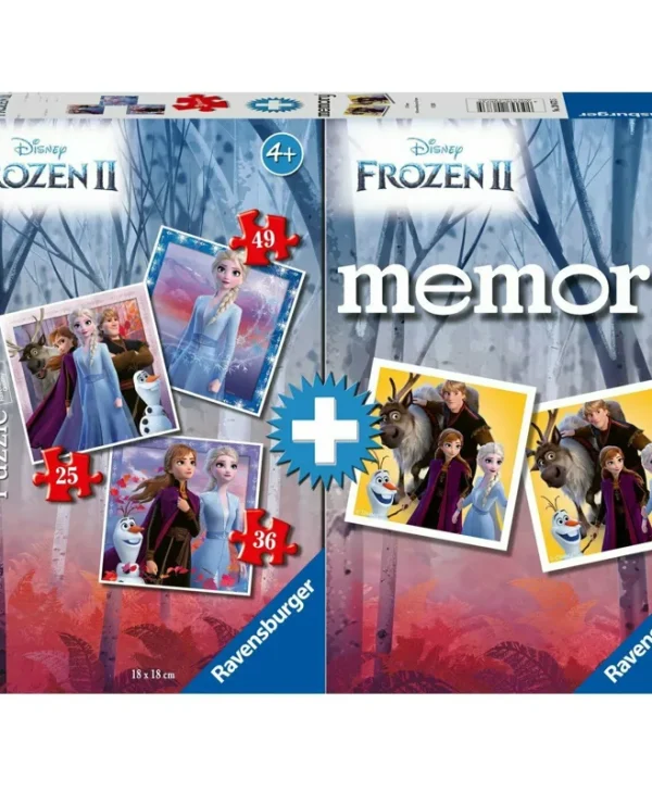 Ravensburger Memory: Frozen II, 3 Puzzles 25/36/49pcs 4005556206735