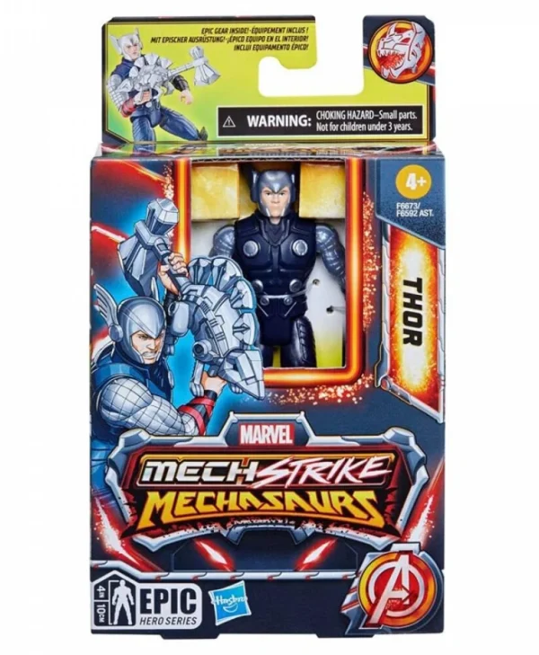 Hasbro Mech Strike Mechasaurs: Marvel - Thor 10cm Action Figure F6673