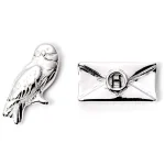 Stud Earrings: Harry Potter – Hedwig & Letter WES1746 - Image 3