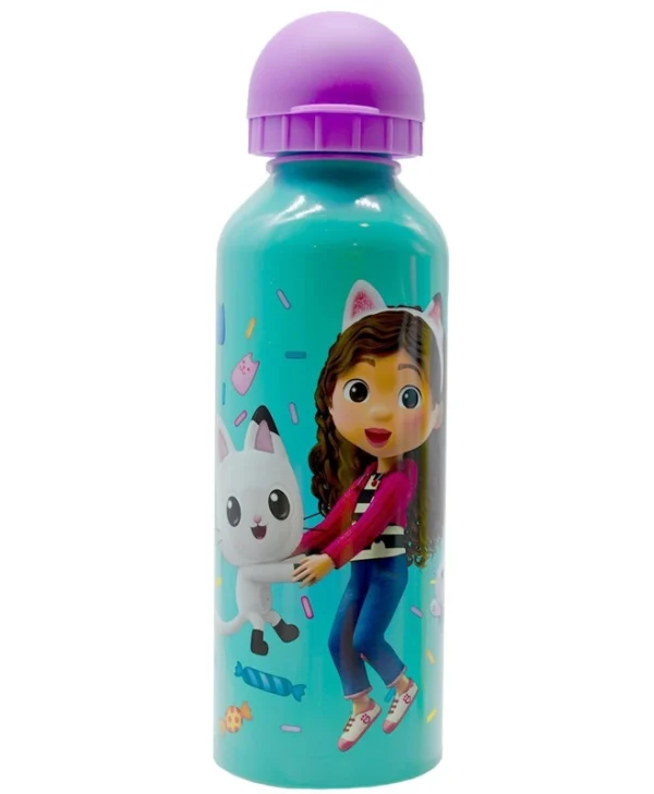 Water Bottle Gabby's Dollhouse Daily Aluminium 600ml 21240