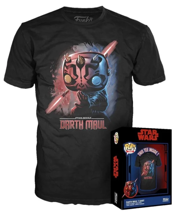 Funko Boxed Tee: Star Wars EP1 - Darth Maul T-Shirt (S) 889698753135